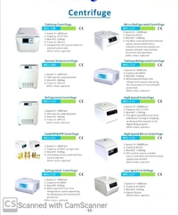 Refrigerator & Centrifuge Machine